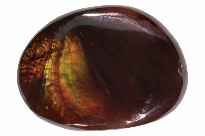 Polished Fire Agate - Calvillo Mines, Mexico #245817